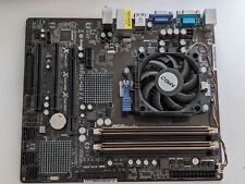 Motherboard ASROCK 960GC-GS FX w/ CPU, CPU fan, memory and I/O shield