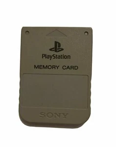 Genuine Official Sony Memory Card SCPH-1020 Grey For PlayStation 1 PS1 1MB - Picture 1 of 2