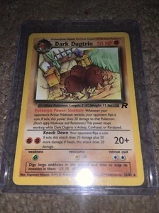 Dunkles Dugtrio 23/82 - Team Rocket - Seltene Non-Holo Pokemon Karte - LP - Bild 1 von 3