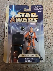 Star Wars Dutch Vander Gold Leader Action Figure New Sealed - Picture 1 of 6