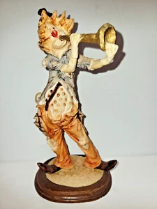 Vintage Capodimonte Style ‘Pucci' Hobo Clown Playing Trumpet 11.75" Tall - Picture 1 of 17