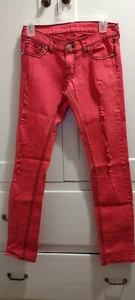 True Religion World Tour Section Disco Julie Big T Crystals Jeans Gr. 34 Läuft S - Bild 1 von 13