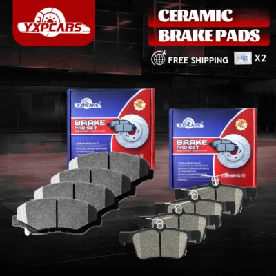 Juego de pastillas de freno de disco cerámicas delanteras y traseras para Honda Civic 2016 2017 2018 - 2021 Foto 1 de 4