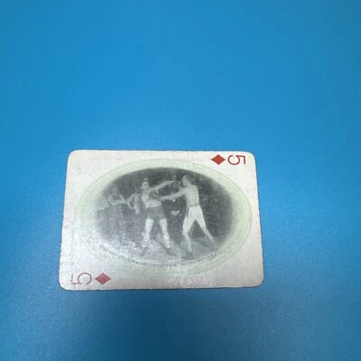 1909 James Jefferies playing card O’Brien Fitzsimmons Overthrow Veteran - Image 1 of 4