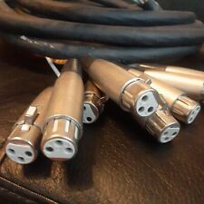 Xlr Female to 1/4" Trs 8-Channel Audio Snake Cable - 16ft