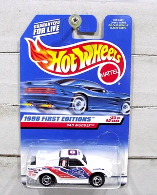 Hot Wheels Bad Mudder 1998  First Editions  Ford Pickup Truck - Image 1 of 3
