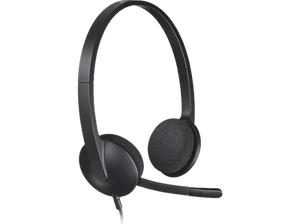Auriculares - Logitech Headset H340, Diadema ajustable, Con cable, Supresión de - Imagen 1 de 8