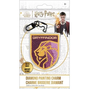 Camelot Dots Diamond Art Kit 2.625"X3.14" -Harry Potter Gryffindor Crest Charm 5 - Picture 1 of 8