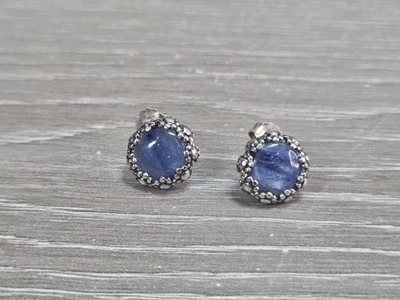 Aretes de cianita natural Silpada 'piscina reflectante' en plata de ley Foto 1 de 2