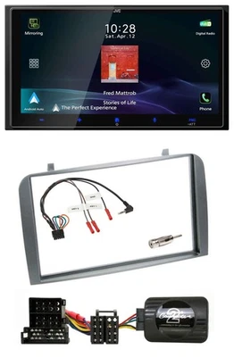 JVC USB Bluetooth 2DIN DAB Lenkrad Autoradio für Alfa Romeo GT 147 2000-2008 ant - Bild 1 von 4