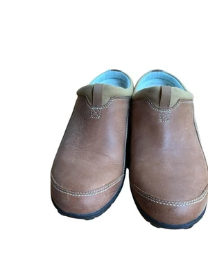 Timberland Vintage Cuero Tostado Mula Zueco Zapatos Sin Cordones 6M Anti Fatiga Foto 1 de 4