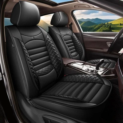 For Toyota Yaris 2013-2023 Car 5 Seat Covers PU Leather Front Rear Cushion - Изображение 1 из 4