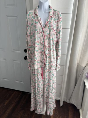 Juego de Pijama Mary Square Mujer 2XL XXL Rosa Charlotte Muérdago Besos Navidad Foto 1 de 4