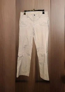 "Pantalones de nailon beige Athleta para mujer talla 8 senderismo al aire libre 31"" entrepierna cintura media" - Imagen 1 de 13