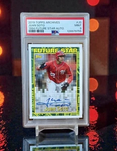 Juan Soto /50 Auto 2019 Future Star PSA 9 1994 Variation POP 5  1;18,000 Packs - Picture 1 of 2