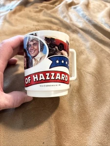 Vintage 1981 Deka The Dukes Of Hazzard Plastic D-Handle Cup Made In USA - Picture 1 of 8