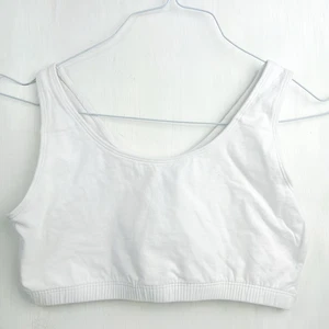 Fruit of the Loom Women's Unlined Pullover Cotton White Bra Size 38 - Picture 1 of 6