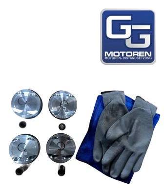 4x VW Audi Seat Skoda 1,4 TSI TFSI Kolben CZD CZC CXS CPV 04E107065 CC BM DG GG - Bild 1 von 2