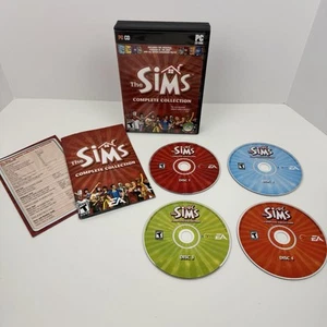The Sims Complete Collection PC Game (2005) - 4 Discs + Manual - Good Condition - Picture 1 of 8