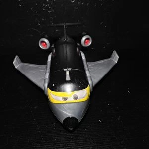 Disney Pixar Cars 2 Siddeley Spy Jet Flugzeug Plastik Spielzeug 2011 Fisher Price  - Bild 1 von 7