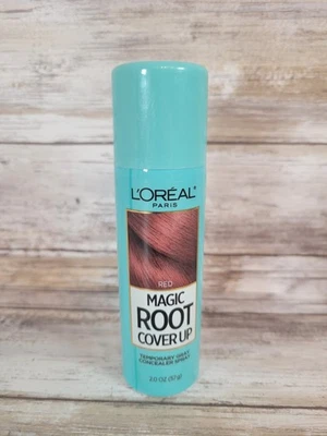 Corrector Temporal Gris L'oreal Paris Magic Root Cover Up Spray Rojo 2 Oz. 57g Foto 1 de 4
