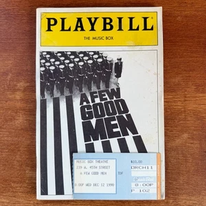 Playbill A Few Good Men 1990 Bradley Whitford Aaron Sorkin Broadway Ticket - Picture 1 of 5