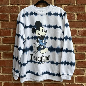 Disney parks Disneyland resort blue tie-dye Mickey Mouse sweatshirt XL - Picture 1 of 9