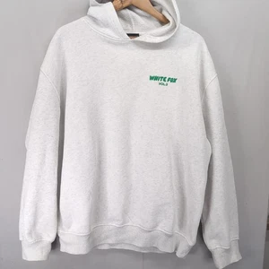 White Fox Pullover Hoodie Volume 3 Light Grey Green Text L/ XL Womens - Picture 1 of 20