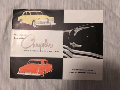 Chrysler Windsor and Royal 1950 16 páginas vintage carros venta folleto catálogo Foto 1 de 4