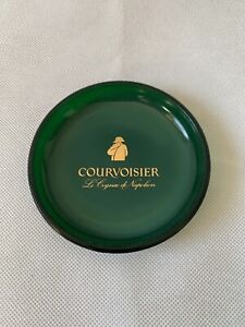 Courvoisier cognac green ashtray