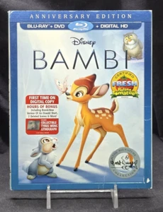 DISNEY - BAMBI - BLU-RAY & DVD COMBO - 1942 - ANNIVERSARY EDITION - Picture 1 of 2