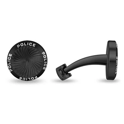 POLICE Cufflinks Gyre Black PEAGC0022602 - Image 1 of 4