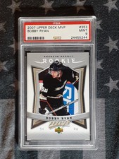 PSA9 MINT 2007-08 Upper Deck MVP Rookie Redemption Redeemed #353 Bobby Ryan RC