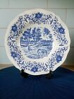 Vintage Sarreguemines France Derby Blue&White Decorative Pasta /Soup Plate 