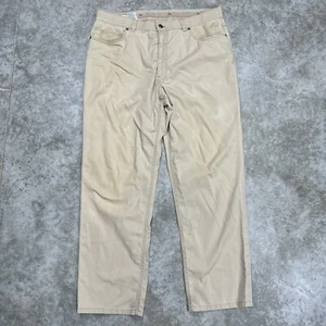Hiltl Mens Pants Khaki Brown 36x30 Actual Stretch ZE500 Ultimate Trousers - Picture 1 of 11