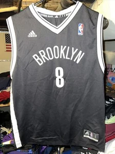 Adidas Brooklyn Nets Jersey #8 Williams Boys Large Black NBA Basketball - Picture 1 of 5