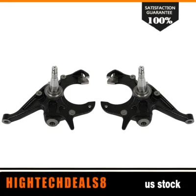 Kit de descenso delantero de husillo de caída de 2" para 82-04 Chevy S10 GMC S15 Jimmy Sonoma 2x2 Foto 1 de 4