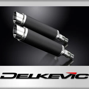 KIT ESCAPE SILENCIADOR BSAU TRIUMPH SPEED TRIPLE 1050 11-14 350mm CARBONO REDONDO - Imagen 1 de 5