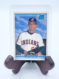 1992 Donruss Rated Rookie Jeff Mutis #411 Cleveland Indians 