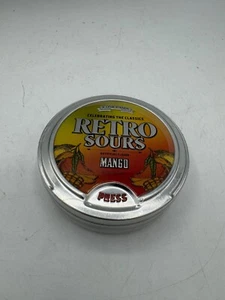Retro Sours Iconic Candy Tins - Mango Flavor -Hard to Find- Brand New - Picture 1 of 2