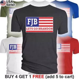 T-Shirt FJB Flagge US politisch FJB Biden Trump 2024 lustig Let's Go Brandon Lets - Bild 1 von 17