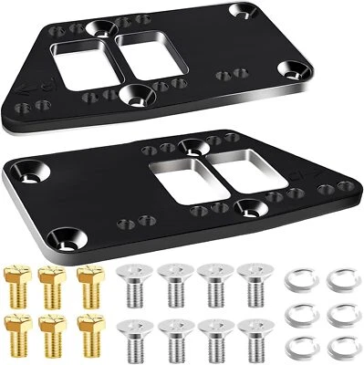 LS Motor Mounts Adapter Plates Swap Bracket Small Block for LS Engine Conversion - Image 1 of 4