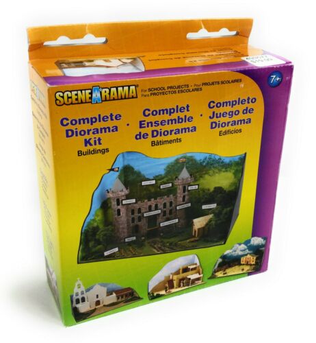 SCENEARAMA Complete Diorama Kit Buildings for School Projects #SP4197 Age 7+