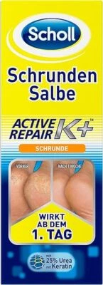 Scholl Schrundensalbe Active Repair K+ gegen Hautschäden an rauen, trockenen