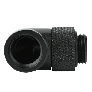 G1/4" Dual Thread 90 Degree Elbow Rotary Water Tube Water Cooling Adapter - Afbeelding 1 van 10