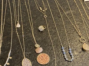 Nordstrom Melrose & Market Lucky Set Necklace and Ring Lot of 14+PCS🎁 - Picture 1 of 10