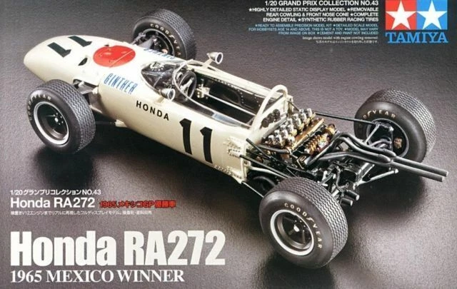 Tamiya 20043 1:20 Honda RA272 1965 Mexico Winner Car Model Kit