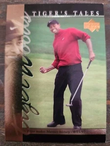 2001 Upper Deck Golf Tiger's Tales Insert Card Tiger Woods #TT15 - Picture 1 of 2