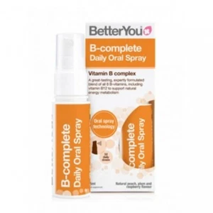 BETTERYOU B-COMPLETE Daily Oral Spray Natürlicher Pfirsich 25ml SUPER PREIS - Bild 1 von 1