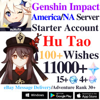 [America/NA] Genshin Impact Hu Tao Primogems Fates Starter Account